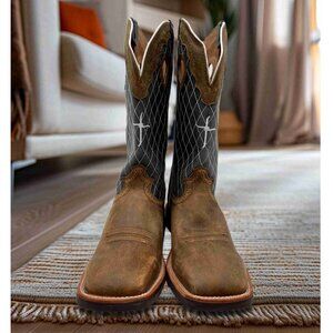 Twisted X Mens Rugged Comfort Western Boots